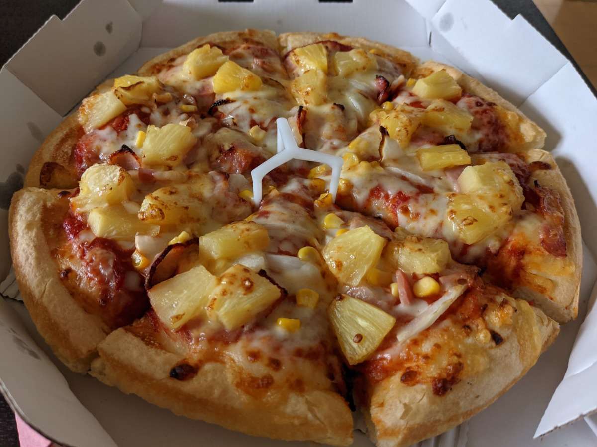 ハワイアンのハンドトス生地
