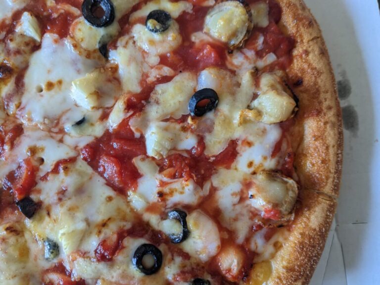 ピザハット「海老と帆立のペスカトーレピザ」を食べてみた！食材の自然な味が楽しめるピザです PizzaLoverJP