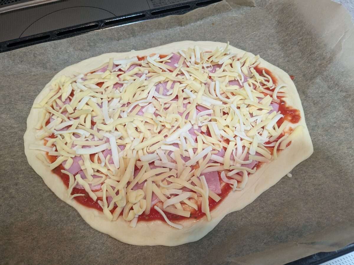 ピザ焼く前