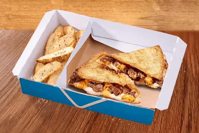 クリスピッツァバーガーのダブルチーズビーフ