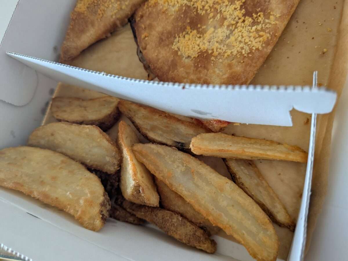 クリスピッツァバーガーのポテト