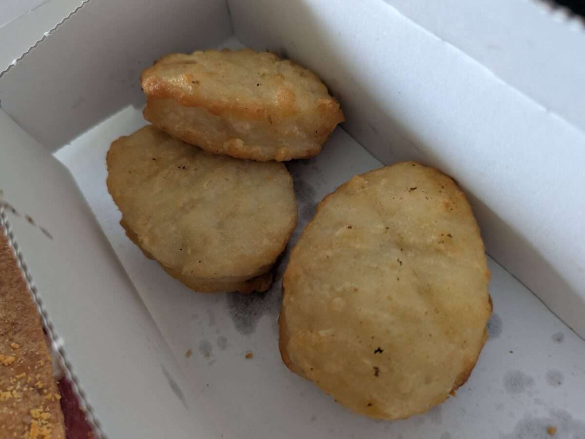 クリスピッツァバーガーのナゲット