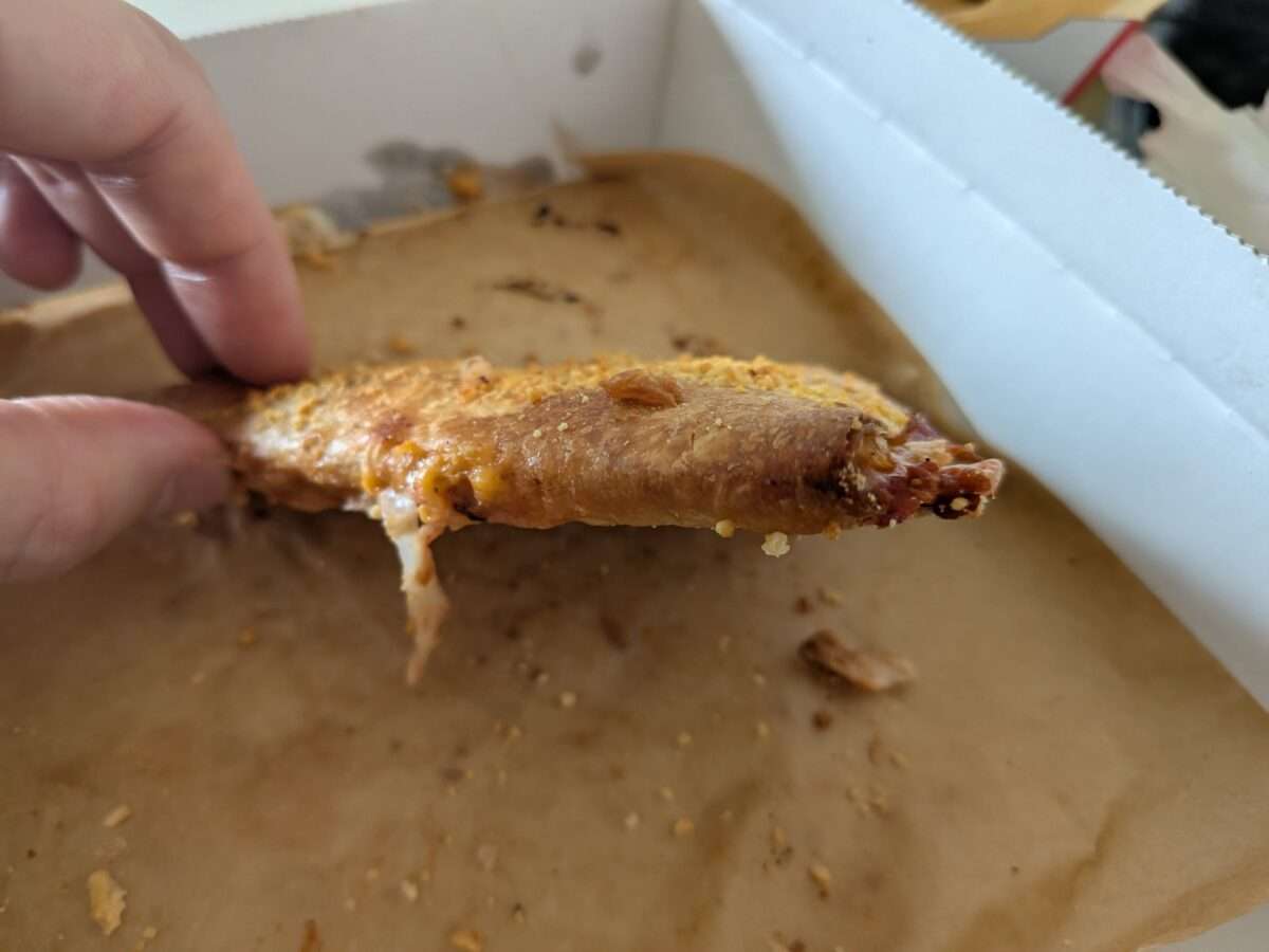 薄いクリスピッツァバーガー