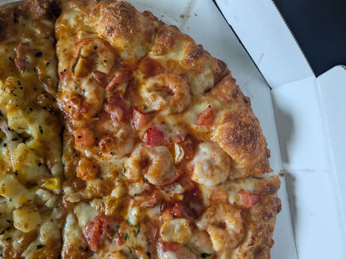 ピザーラレッドホットシュリンプ1/4