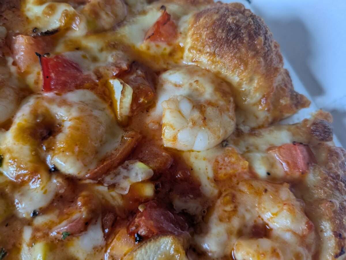 ピザーラレッドホットシュリンプの海老