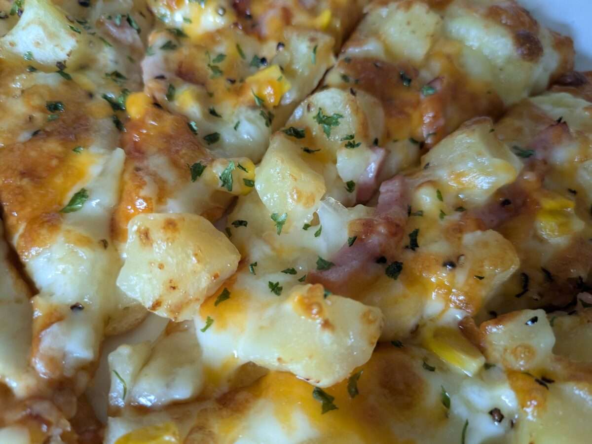 ピザーラ「芳醇チェダーチーズ＆ベーコンポテト」のポテト