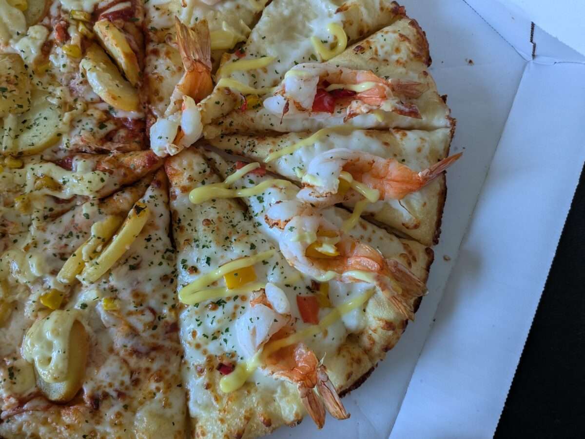 ドミノピザ「ダンシングレモンマヨシュリンプ」