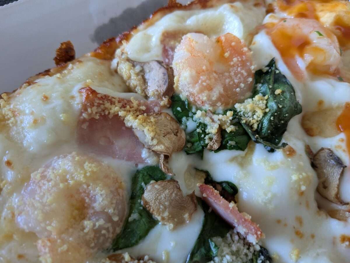 ぷりっと海老のチーズグラタンの味は？