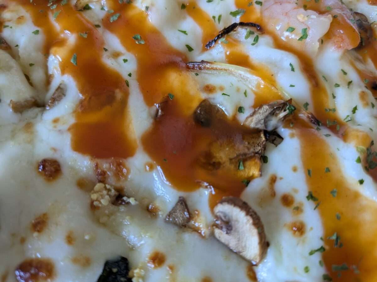 ぷりっと海老のビスクソース仕立てのソース