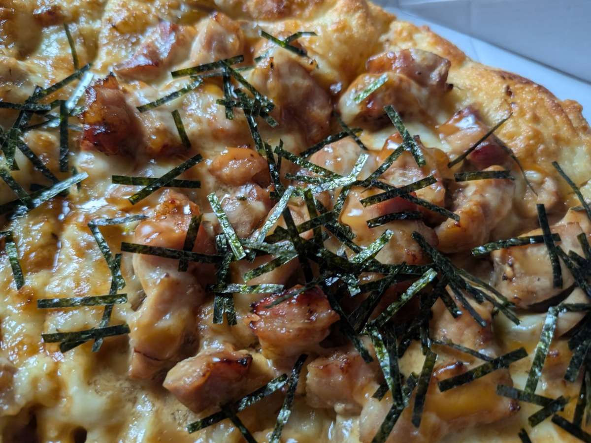 照焼チキンスペシャルにきざみ海苔