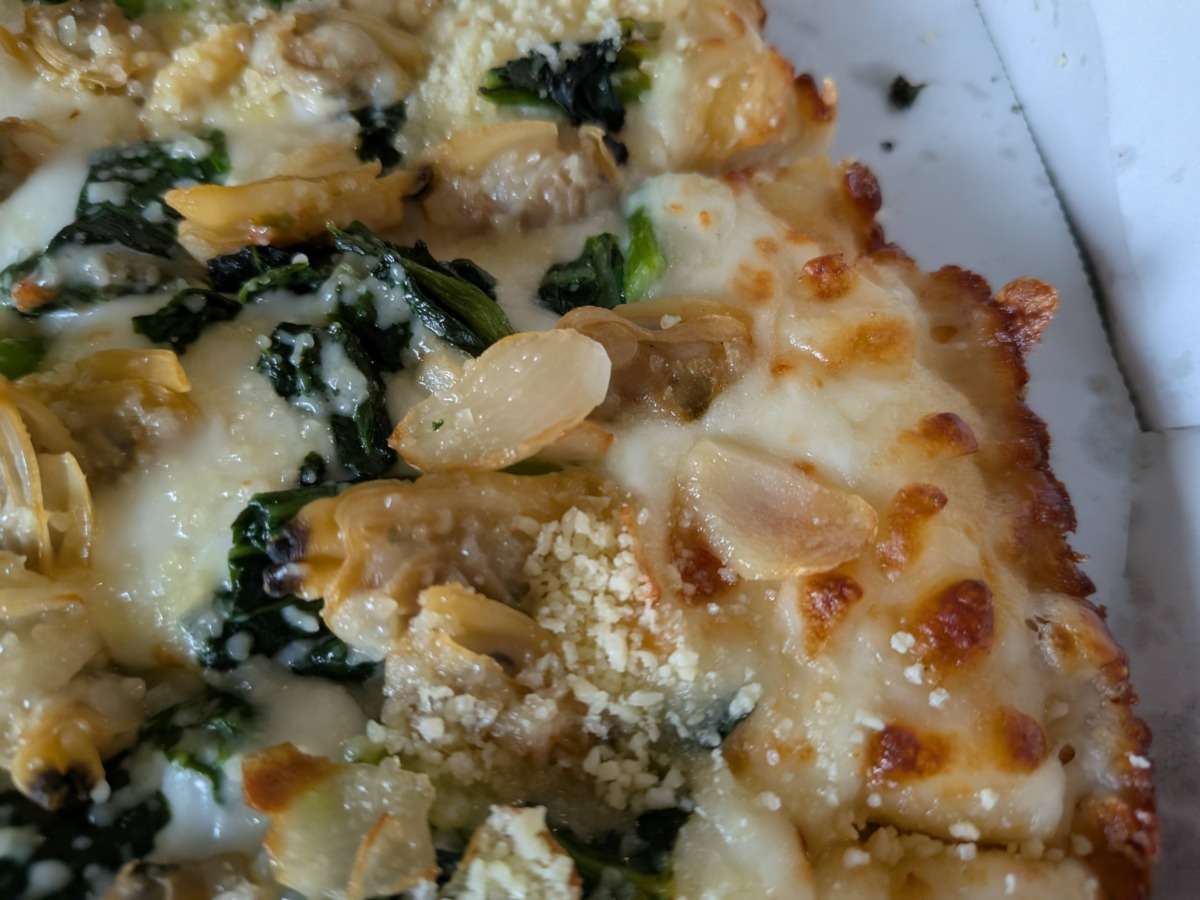 「あさりと菜の花のホワイトソース」の具材