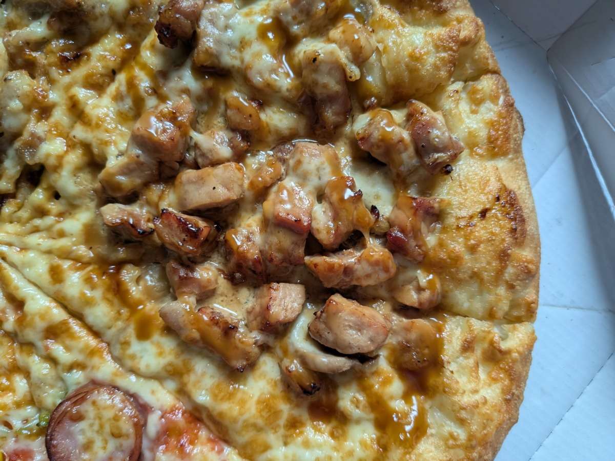 照焼チキンスペシャルきざみ海苔をかける前